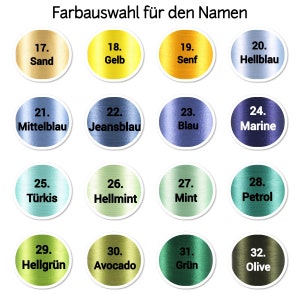 XXL Kapuzenhandtuch um personalisieren mit Namen in verschiedenen Farben Bild 8