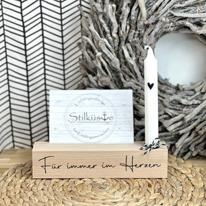 Deko | Kartenhalter | Fotoleiste | Kerzenständer | Kartenständer | Home