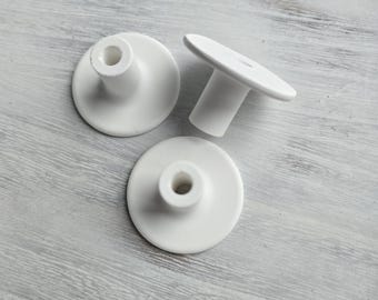 10 Stück Stabhalterungen für Stäbe mit einem Ø von 0,6cm für Kerzenhalter Teelichthalter