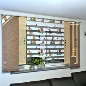 Kids giraffe surface curtains set!!!