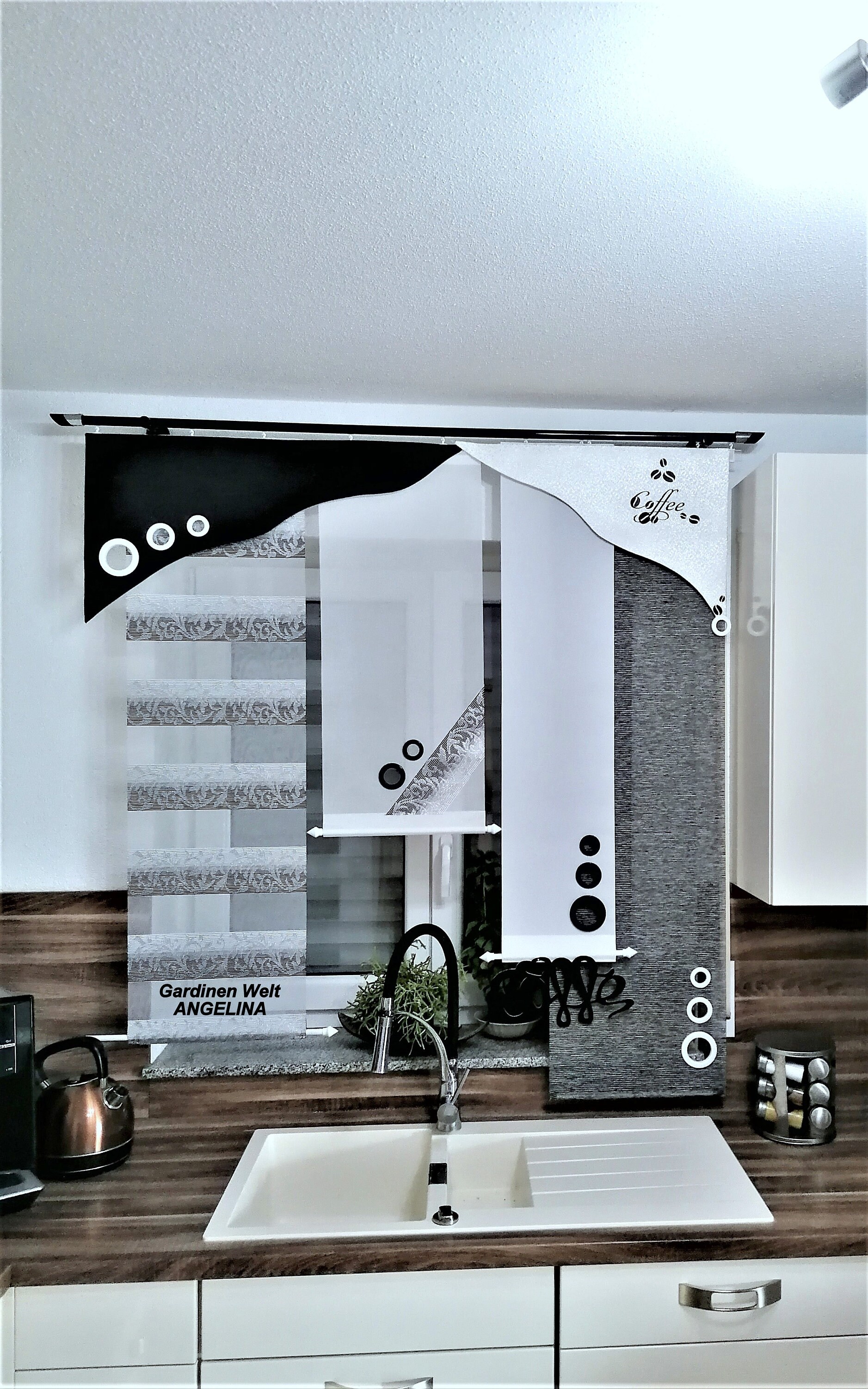 Coffee Flächengardinen setModern | Etsy