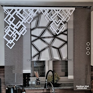 Modern curtain set.