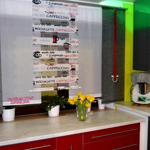 Coffee Modern Sliding Curtains