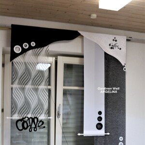 Coffee Modern SLIDING curtains!!!!!!