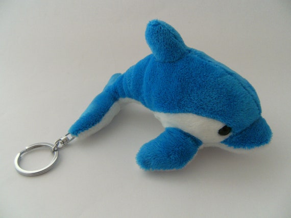 dolphin keychain plush