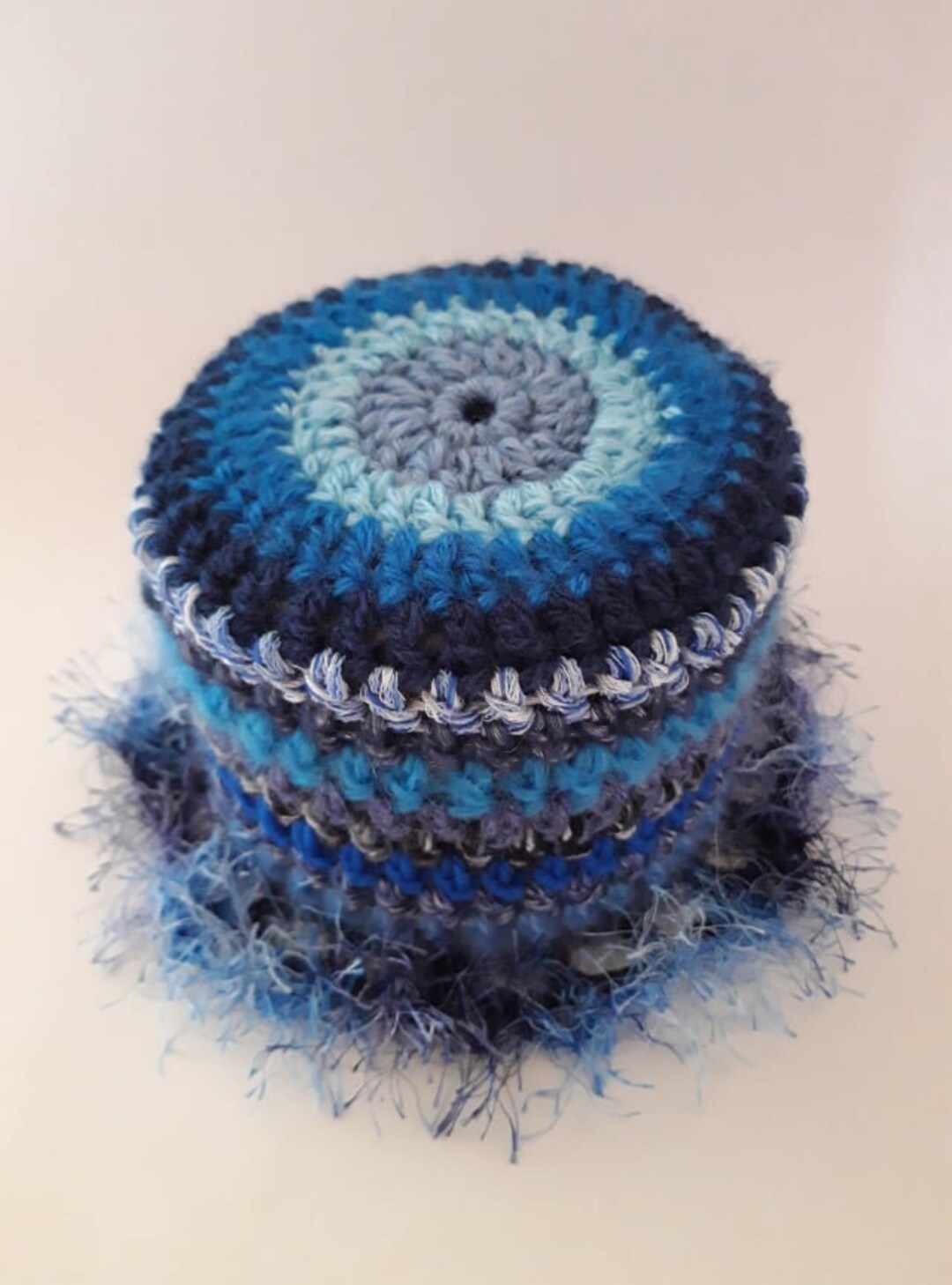 Toilet Paper Hat Blue Tones Toilet Hat Toilet Paper Hat Etsy