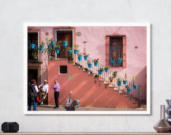 Guanajuato, Mexico, Street, Windows and doors, Photography, Wall Art, Print, Digital Download