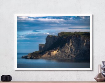 Acantilados de Cap Bon-Ami, Parque Nacional Forillon, Quebec / Descarga digital de arte mural