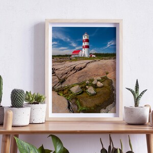 Pointe-des-Monts, Lighthouse, Baie-Trinite, Quebec, Côte-Nord, Wall art, Landscape Photography, Saint Lawrence River, Sea, Digital download