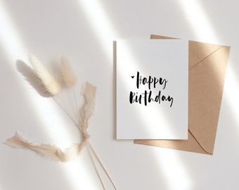 1 greeting card | Happy Birthday