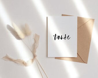 1 greeting card | Thanks