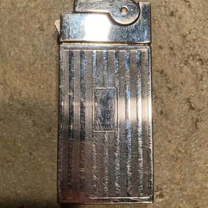 Ascot 1950’s ASR semi automatic lighter.  Brooklyn, NY