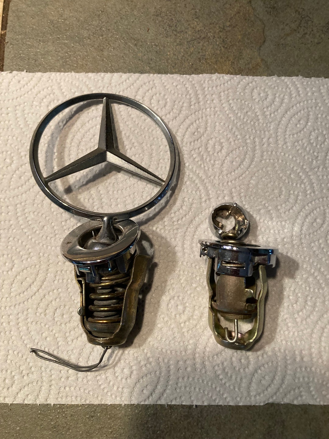 Mercedes Hood Ornament Etsy