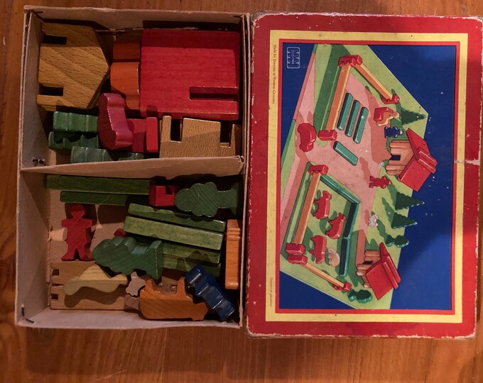 German Wood Toy by Dusyma West Germany Etsy