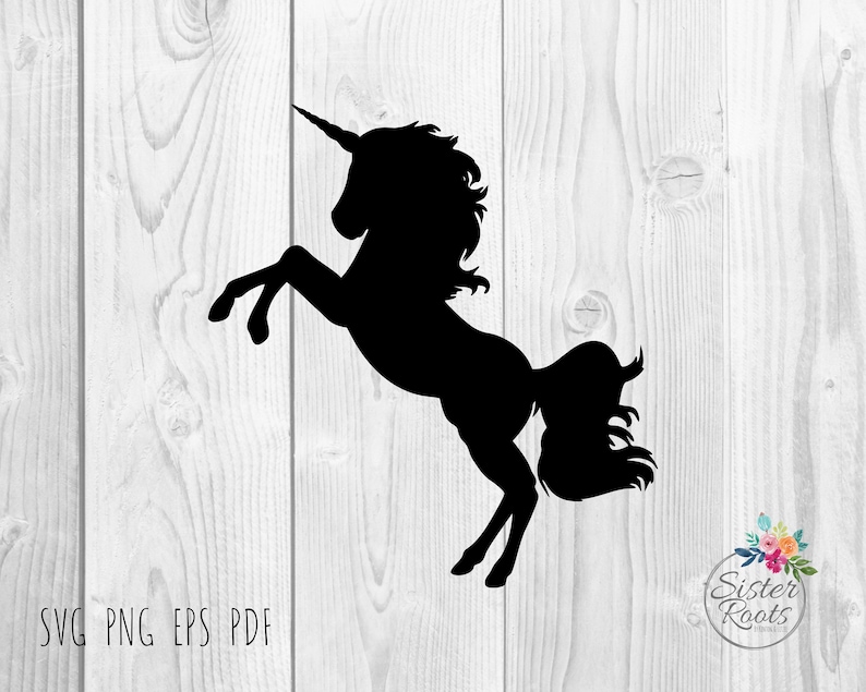Unicorn svg Unicorn Birthday svg Unicorn Decor Unicorn Silhouette Full Body Unicorn svg