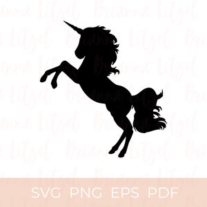 Unicorn svg Unicorn Birthday svg Unicorn Decor Unicorn Silhouette Full Body Unicorn svg