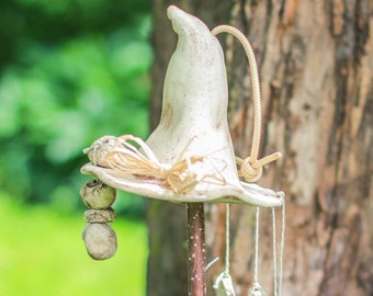 Windspiel Zauberhut, Beetstecker, Gartenwindspiel, Unruhe, Gartendekoration, Garten verschönern, Harry Potter