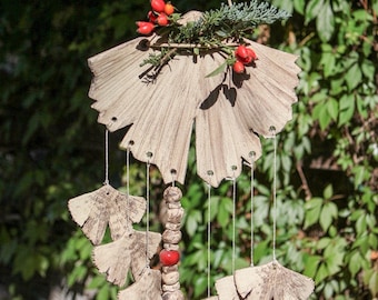 Windspiel großes Ginkgoblatt