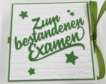 Examen, Wunschbox, Wunscherfüller, Geschenkbox, Geldgeschenk Examen, Zum Examen, zum Abschluss, Geldgeschenk, Teelichtbox, Box