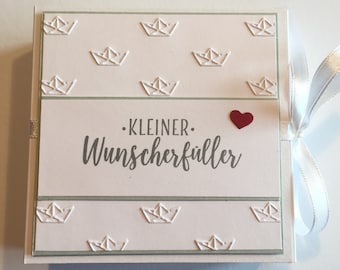 Wunschbox, Wunscherfüller, Geschenkbox, Geldgeschenk zur Konfirmation/Kommunion/Firmung/Taufe, Geschenk, Box