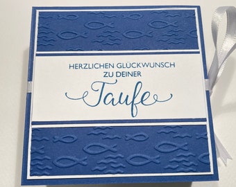 Caja de deseos para el bautismo, cumplidor de deseos, caja de regalo, regalo de dinero para el bautismo, regalo para el bautismo, regalo de dinero, caja, bautismo