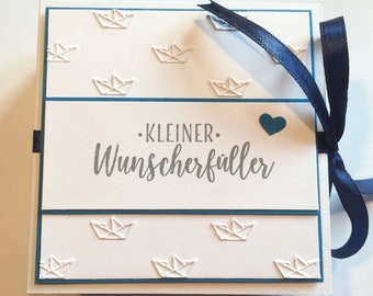 Wunschbox, Wunscherfüller, Geschenkbox, Geldgeschenk zur Konfirmation/Kommunion/Firmung/Taufe, Geschenk, Box