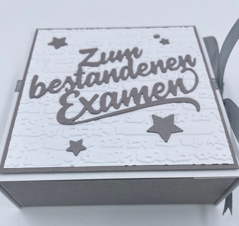 Examen, Wunschbox, Wunscherfüller, Geschenkbox, Geldgeschenk Examen, Zum Examen, zum Abschluss, Geldgeschenk, Teelichtbox, Box Bild 2