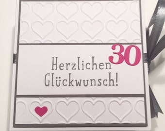 Wunschbox, Wunscherfüller, Geschenkbox, Jahreszahl individualisierbar! zum 30sten, Geburtstagsgeschenk, Geldgeschenk, 30. Geburtstag! 30