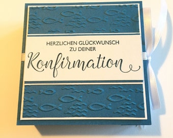 Wunschbox, Wunscherfüller, Geschenkbox, Geldgeschenk zur Konfirmation/Kommunion/Firmung/Taufe, Geschenk Kommunion, Geldgeschenk, Box