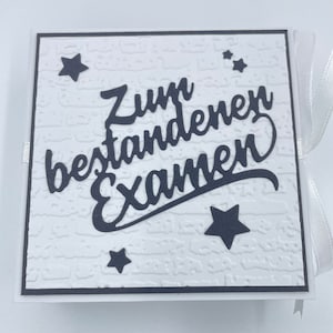 Esame, scatola dei desideri, esauditore di desideri, confezione regalo, regalo in denaro per esame, per l'esame, per la laurea, regalo in denaro, scatola luminosa per il tè, scatola