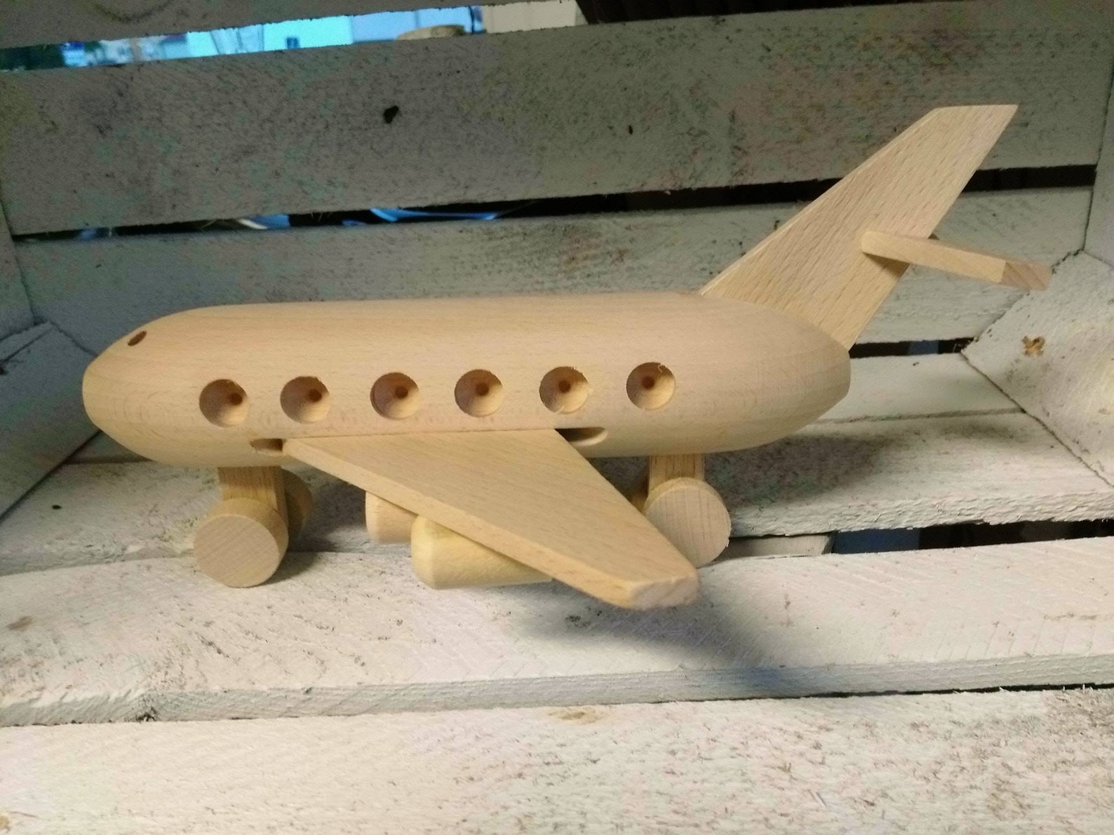 HANDMADE Handcraft Toys Wooden Jet Plane, Toy Montessori Etsy