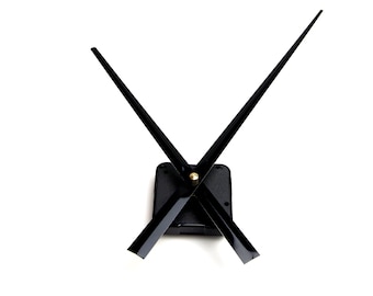 Quartz Clock Mechanism + BLACK hands 9.44”/24cm