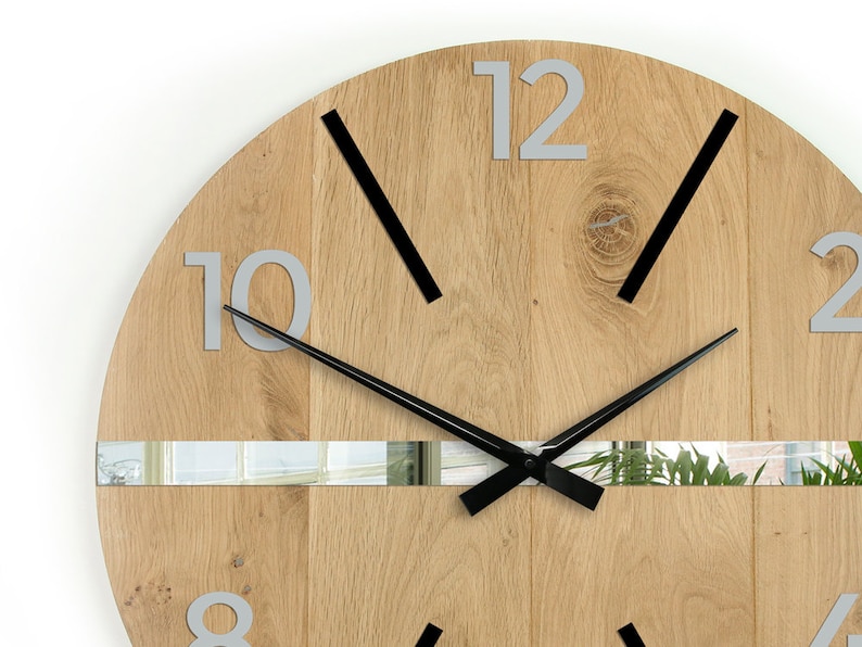 Clock Wall Wood clock 60cm/23,62 image 1