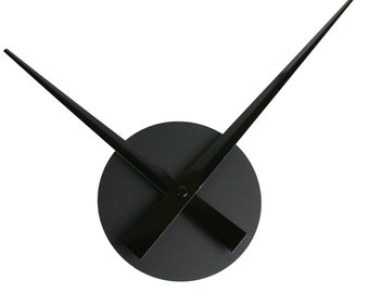 Minimalistische Wanduhr, Wohn- und Büro-Dekor, Einweihungsgeschenk, moderne Wanduhr + SCHWARZE Zeiger 8.66"/22cm