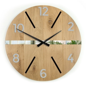 Clock Wall Wood clock 60cm/23,62 image 2