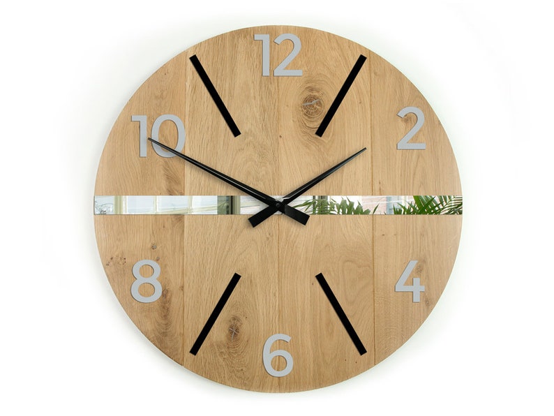 Clock Wall Wood clock 60cm/23,62 image 2