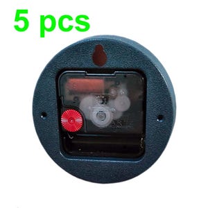Clock mechanism box, mechanism hanger, clock parts, diy clock x 5pcs