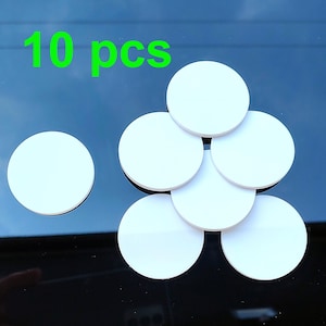 10 pcs White plastic Disc, Laser cut acrylic circles,all size, Acrylic thickness:3mm