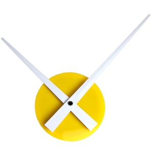 Minimalist Wall Clock, Home and Office Decor, Housewarming Gift, Modern Wall Clock + WHITE hands 8.66"/22cm