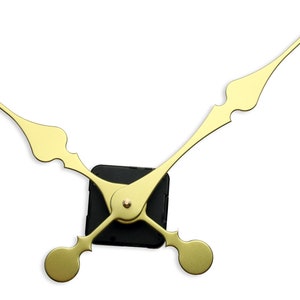Quartz Clock Mechanism + GOLD hands 8.26"/21cm