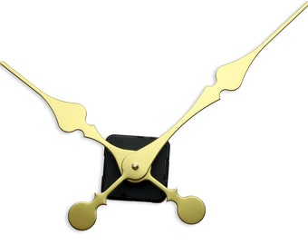 Quartz Clock Mechanism + GOLD hands 8.26"/21cm