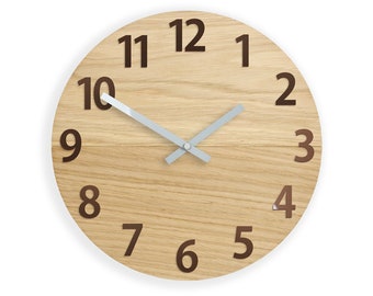 Clock Wall Wood clock AMADEUSZE 33,5cm / 13,19"