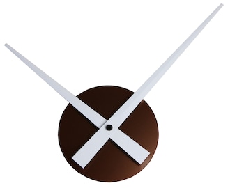 Horloge murale minimaliste, Décoration pour la maison et le bureau, Cadeau de pendaison de crémaillère, Horloge murale moderne + aiguilles BLANCHES 8.66 « / 22cm