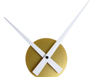 Orologio da parete minimalista, decorazione per la casa e l'ufficio, regalo per la casa, orologio da parete moderno + lancette BIANCHE 8.66 "/ 22cm