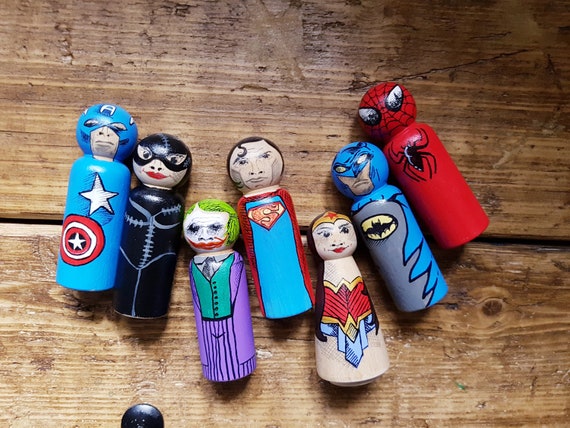 marvel peg dolls