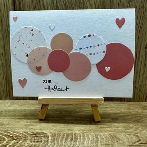 Karte zum Hochzeit