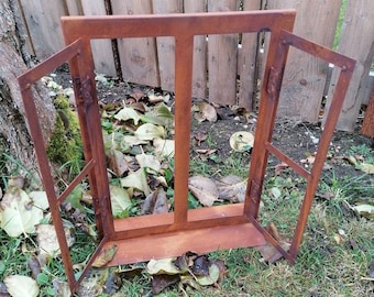 Window made of rust, special garden decoration, rust, rusty decoration for your home, great gift, garden decoration, rust decoration, window frame