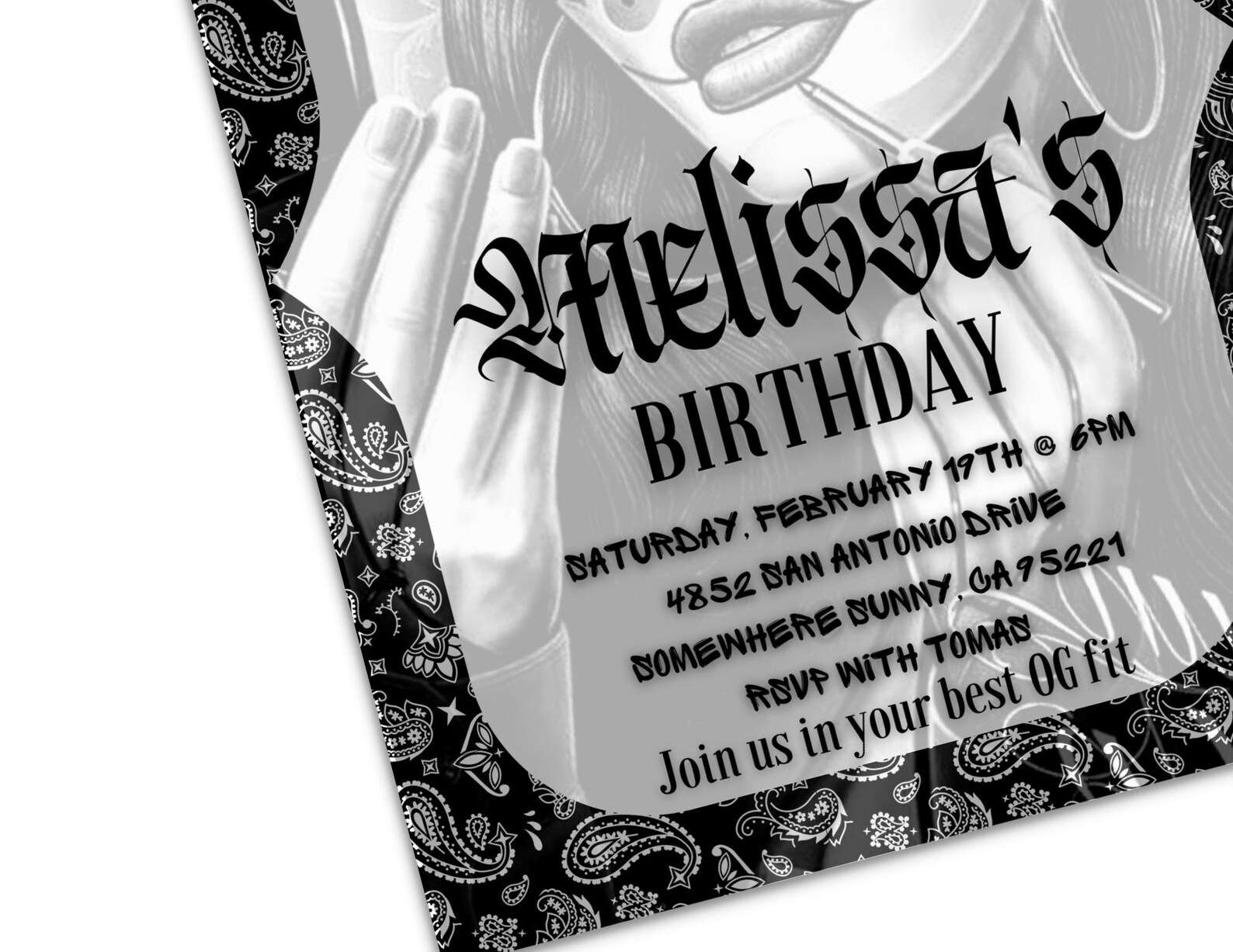 Chola Ceremony Invitation Card