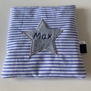 Cuscino di grano ricamato con il nome del desiderio e la stella - regalo personalizzato - regalo per la nascita - regalo per il battesimo cuscino di calore