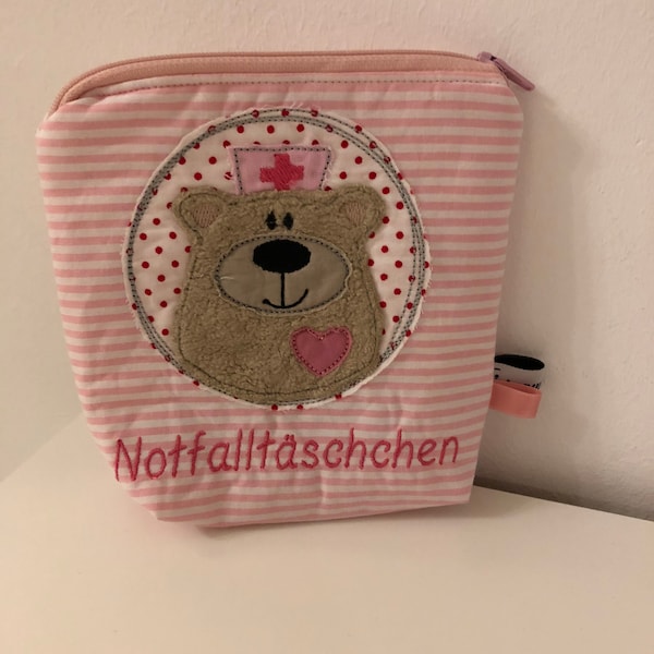 Notfalltäschchen Reiseapotheke für Kinder mit Bärchen *Geschenk für Kinder